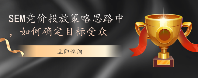 SEM競(jìng)價(jià)投放策略思路中，如何確定目標(biāo)受眾