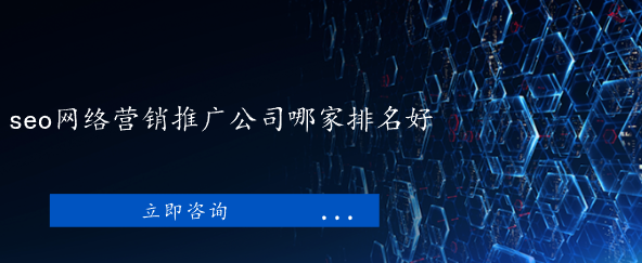 seo網(wǎng)絡(luò)營(yíng)銷推廣公司哪家排名好