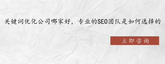 關(guān)鍵詞優(yōu)化公司哪家好，專業(yè)的SEO團隊是如何選擇的？