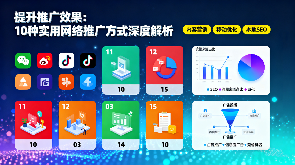 提升推廣效果：10種實(shí)用網(wǎng)絡(luò)推廣方式深度解析